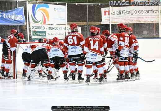 2023-11-29 Hockey Como-Valpellice Bulldogs (3-1)